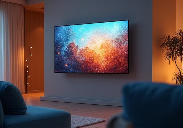 壁掛けテレビ